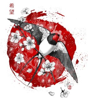 #marineloupart #swallow #spring 💮